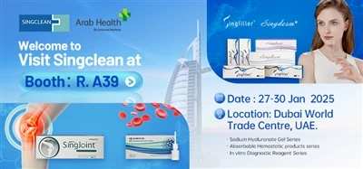 SingClean Medical prikazuje najnovejše inovacije na Arab Health 2025